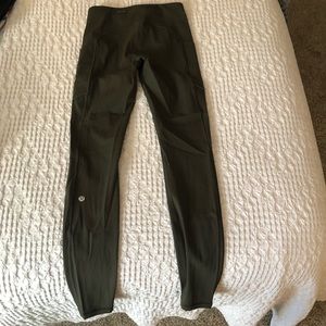 Lululemon Leggings(Army Green)